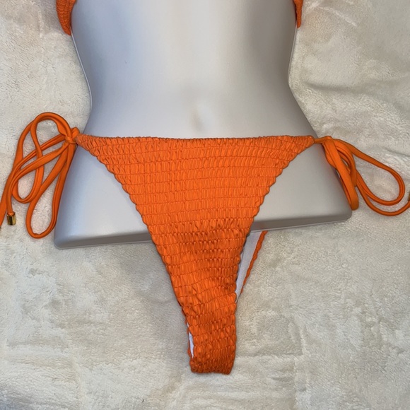 Orange String Bikini - Picture 3 of 3